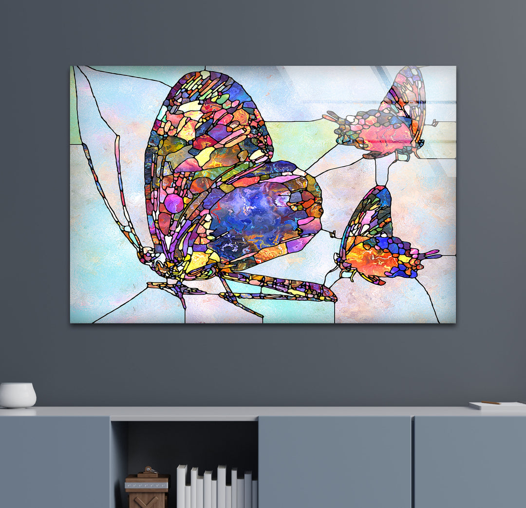 Mosaic Butterfly Glass Wall Art art glass wall art, glass wall art pictures