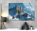 Castle Glass Wall Art, Glass Printing Wall Art, Print photos on glass