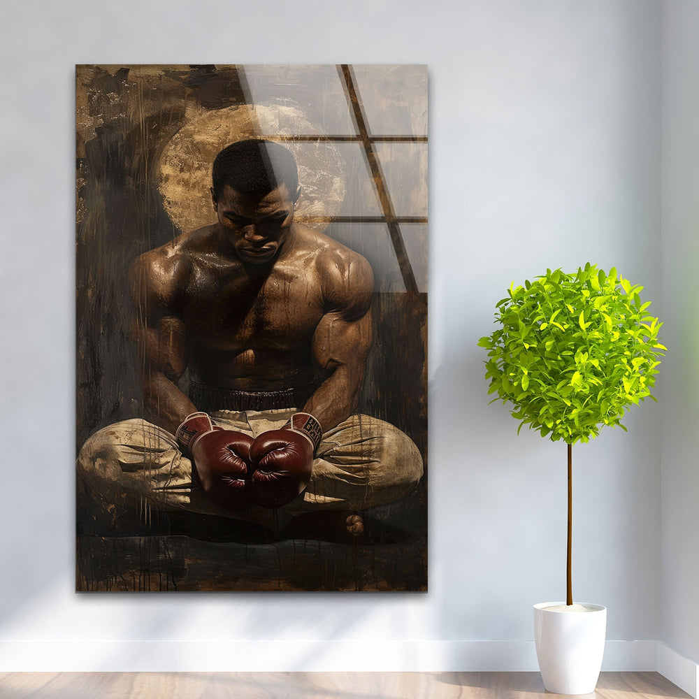 Muhammed Ali Art Glass Picture Prints | Modern Wall Art