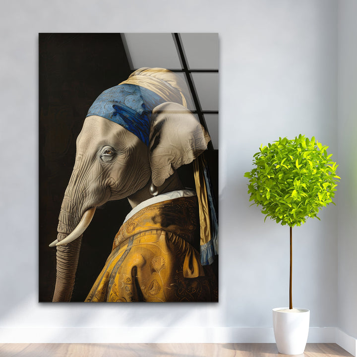 Johannes Vermeer Painting Photo on Glass Home Decor