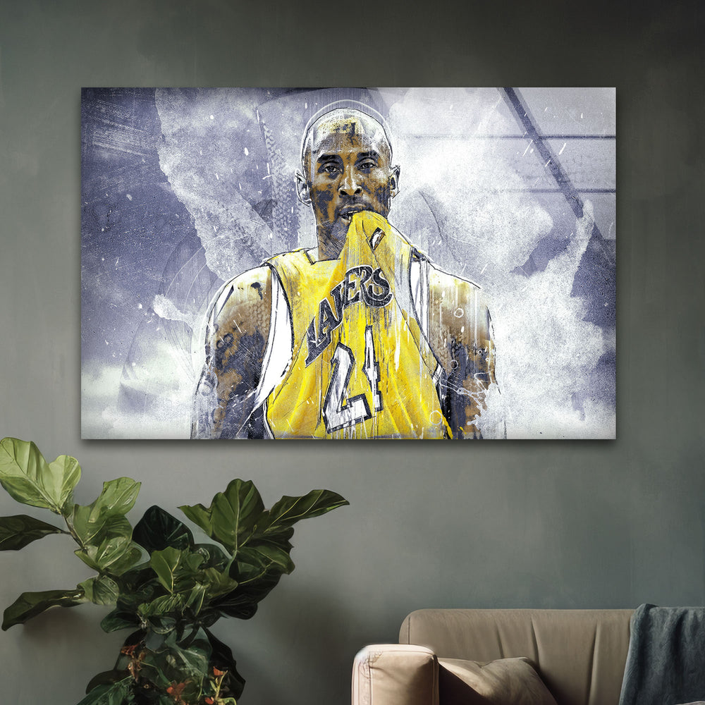 Kobe Bryant Glass Print Wall Art Pieces