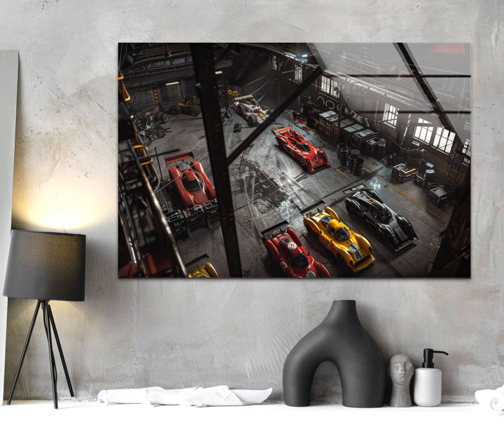 Racing Cars Cool Glass Art & Photo on Glass