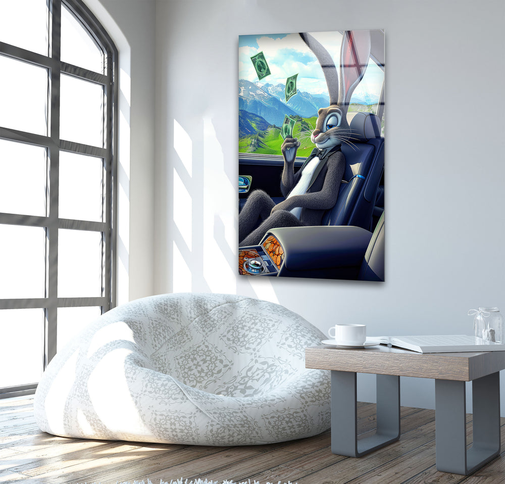 Rich Rabbit Cool Wall Art & Stained Glass Panels