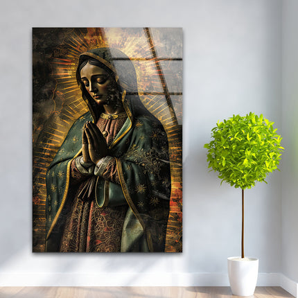 Lady of Guadalupe Tempered Glass Wall Art - MyPhotoStation