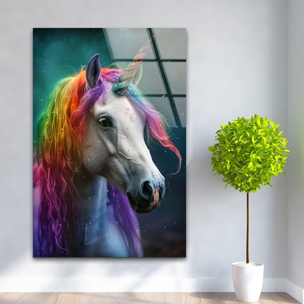 Unicorn Glass Wall Artwork & Cool Art Prints