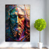 Mosaic Portrait Of Jesus Glass Wall Artwork Designs