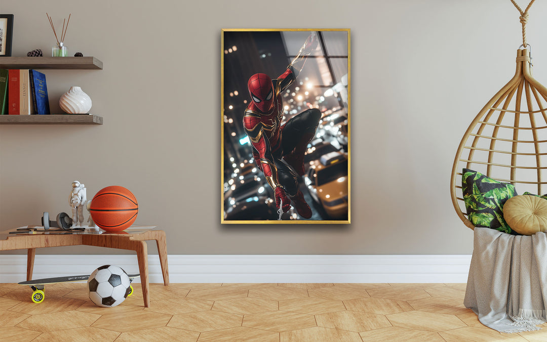 Iron Spider Glass Wall Art art glass wall art, glass wall art pictures
