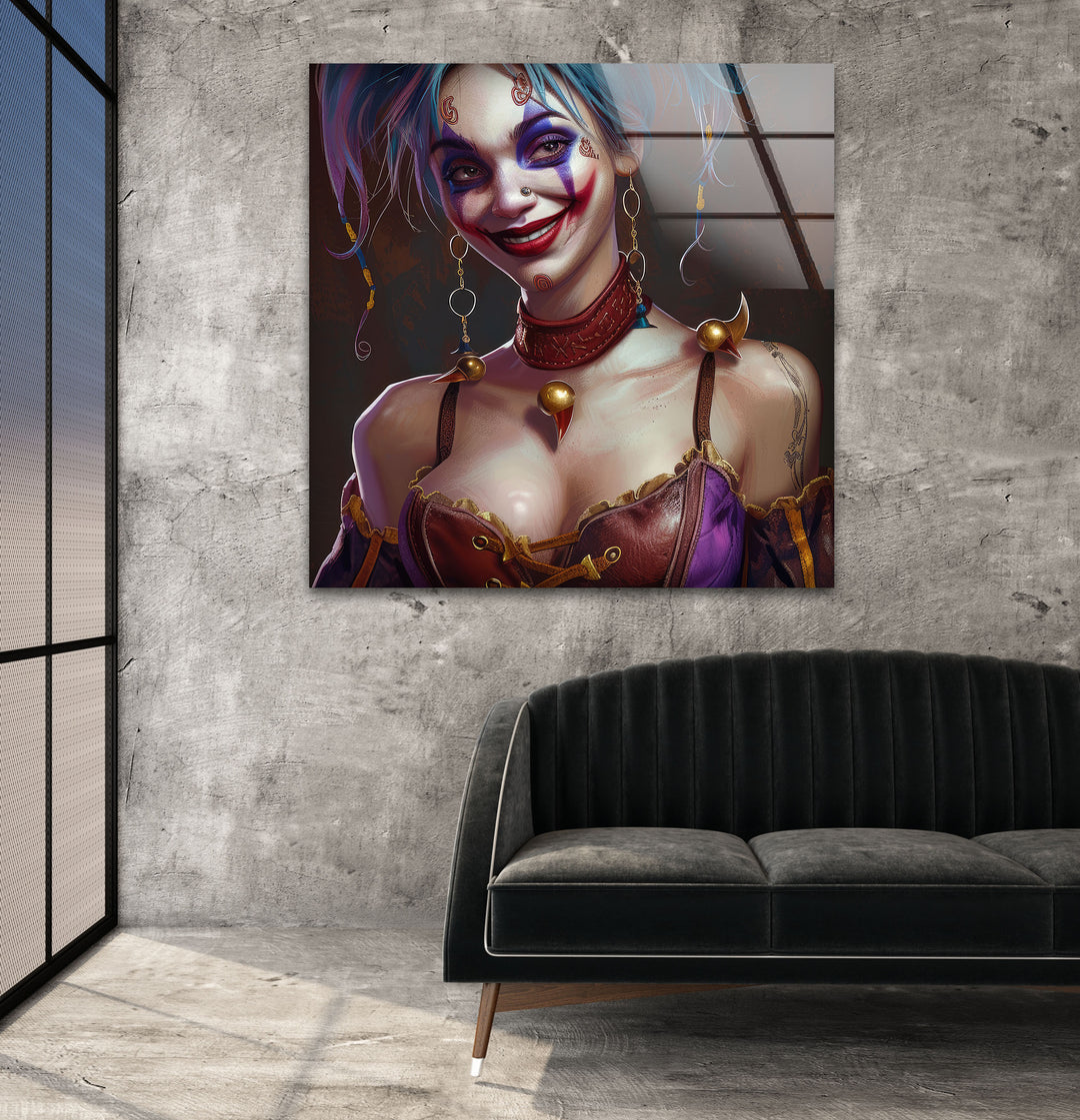 Harley Quinn Glass Photos for Walls