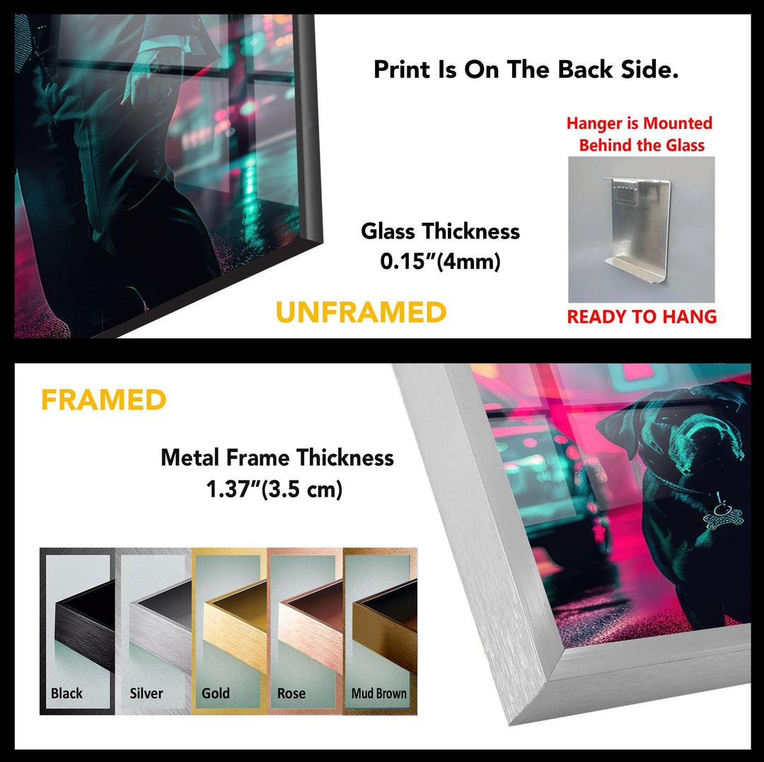 John Wick Tempered Glass Wall Art - MyPhotoStation