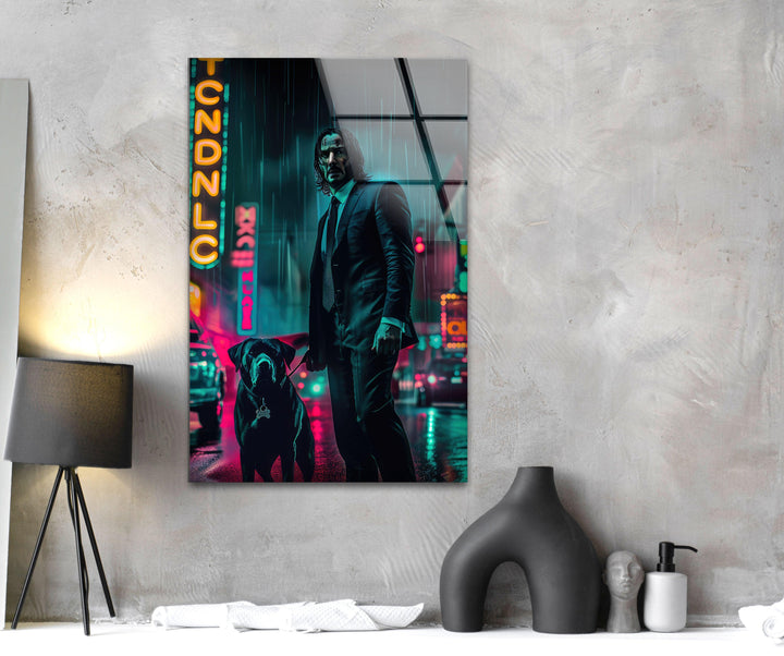 John Wick Tempered Glass Wall Art - MyPhotoStation