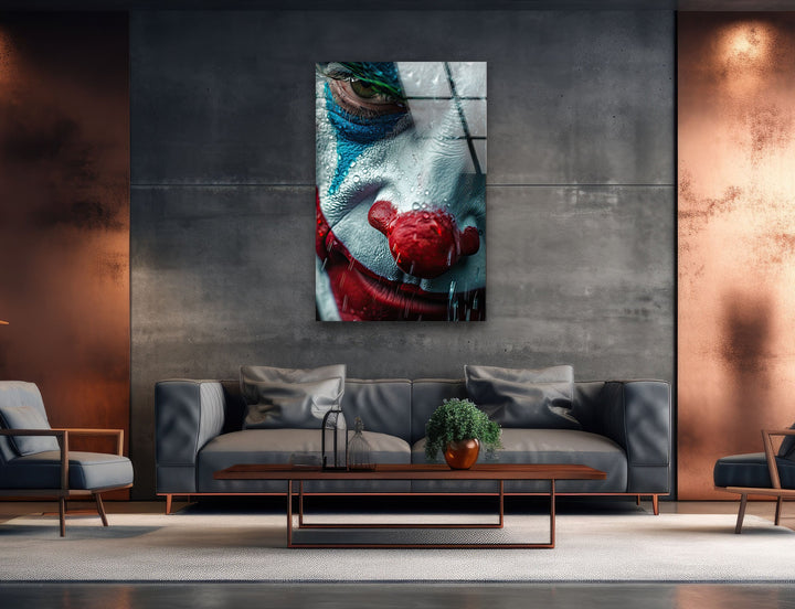 Portrait Joker Glass Wall Art glass photo prints, glass picture prints
