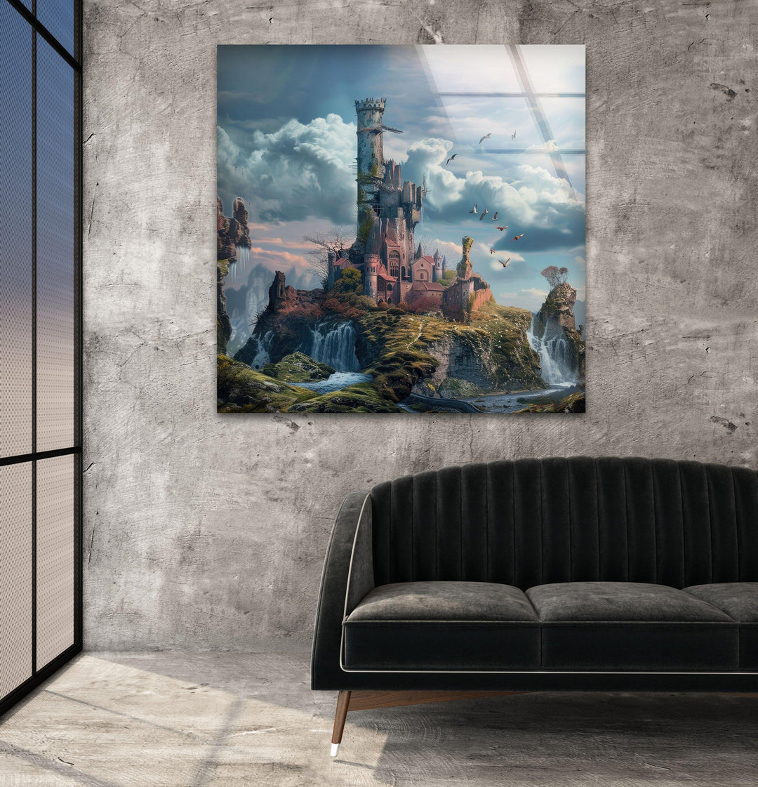 Kaer Morhen Glass Wall Art large glass photo prints, glass wall photos
