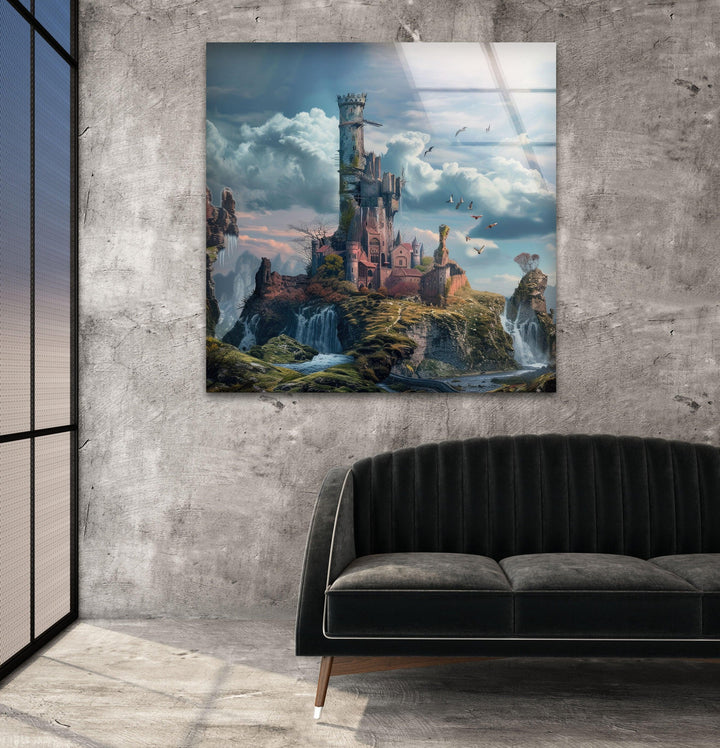 Kaer Morhen Glass Wall Art large glass photo prints, glass wall photos
