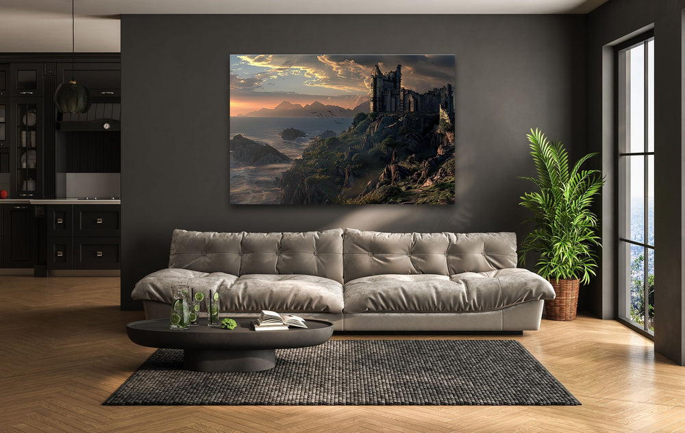 The Witcher Kaer Morhen Glass Wall Art Glass Printing Wall Art, Print photos on glass
