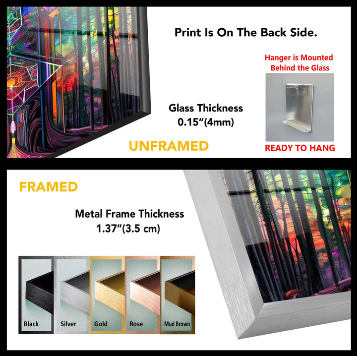 Kaleydoskop Tempered Glass Wall Art - MyPhotoStation