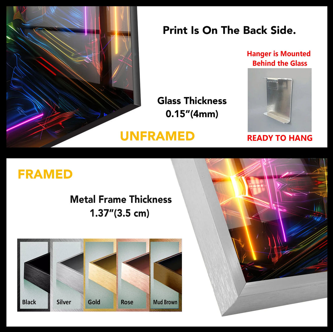 Kaleydoskop Tempered Glass Wall Art - MyPhotoStation