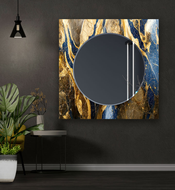 Golden Marble Wall Mirrors large mirror
