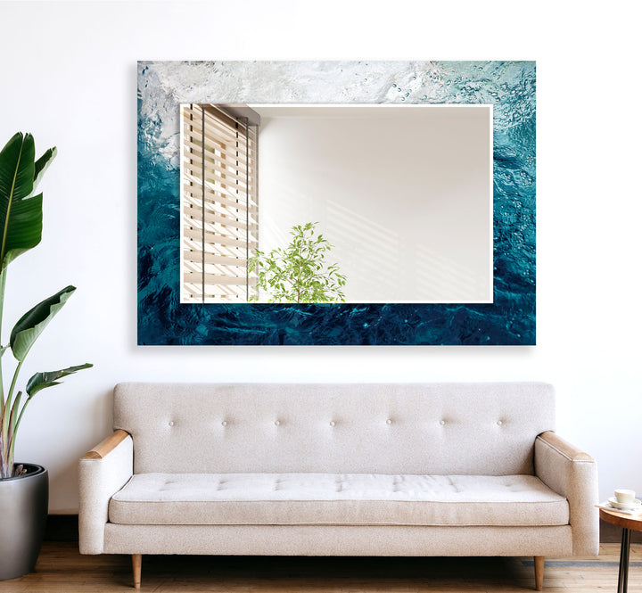 Underwater Design Wall Mirror lighted mirror
