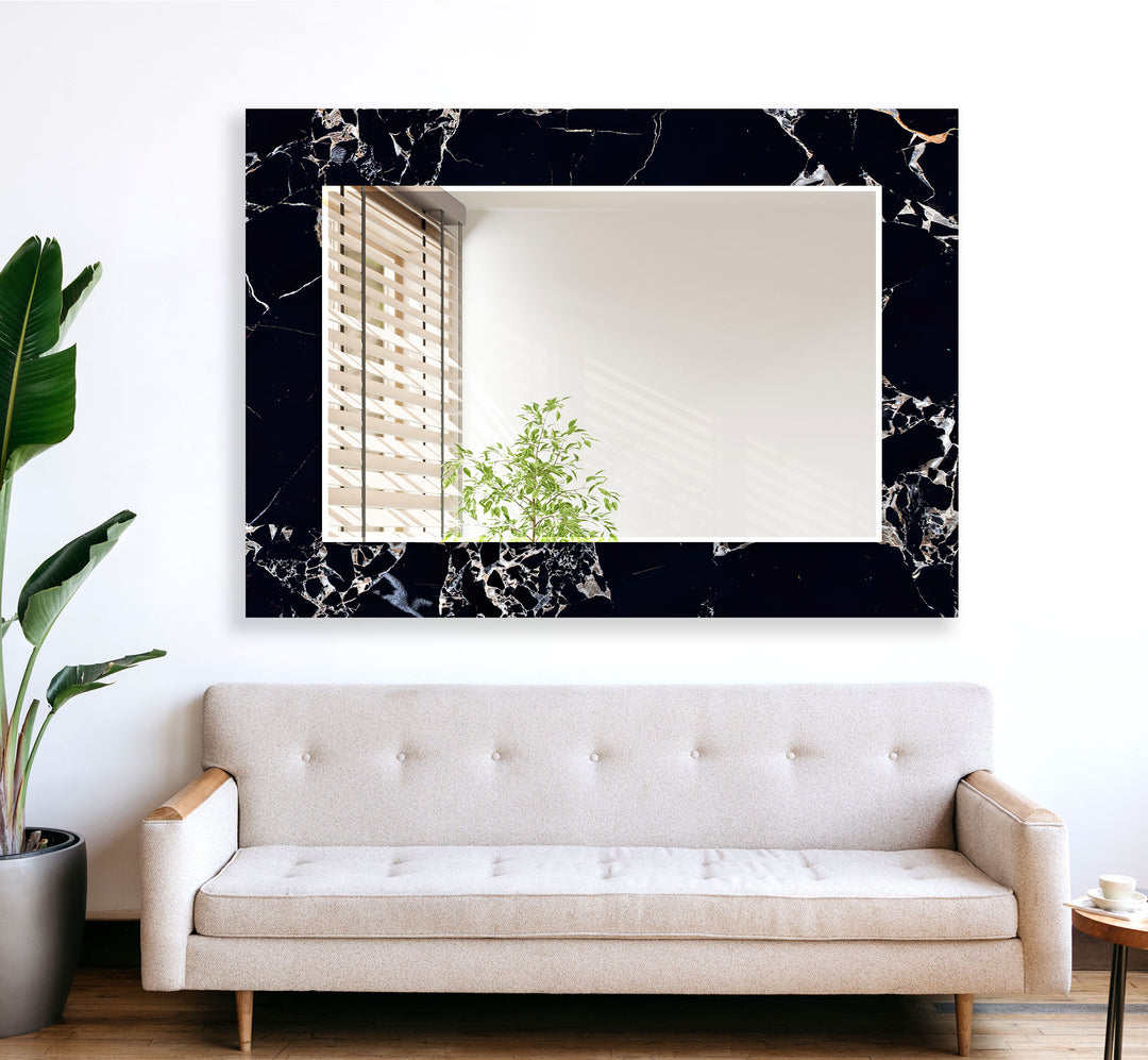 Granite Design Black Marble Wall Mirror Huge Mirror
