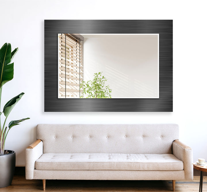 Gray Abstract Wall Mirrors big wall mirror
