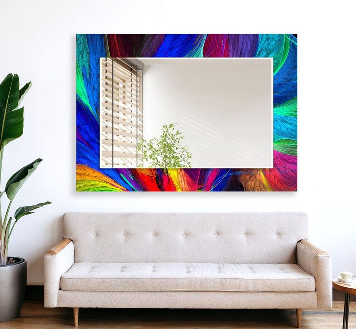 Neon Abstract Wall Mirror Abstract Wall Mirror
