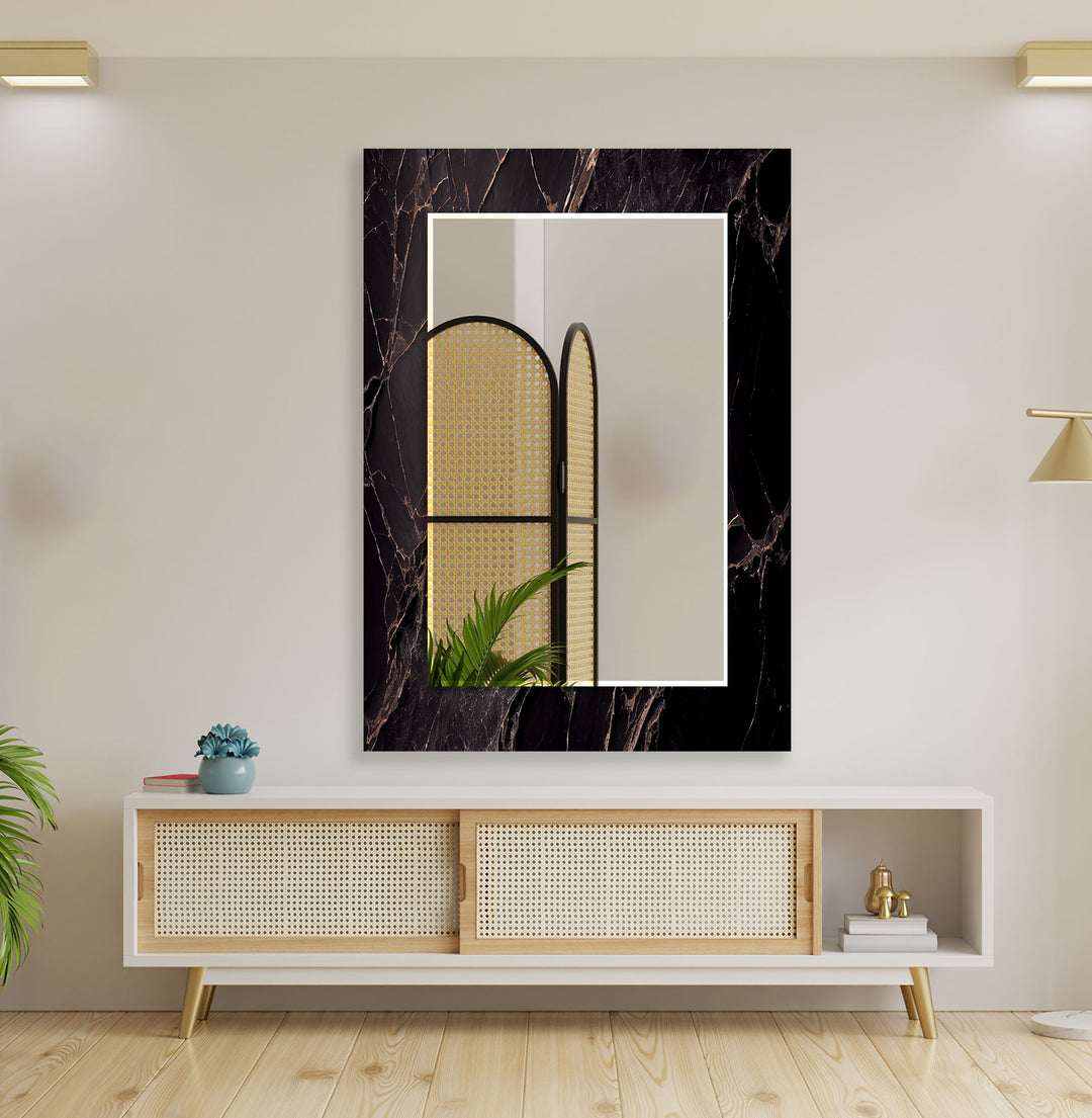 Brown Marble Wall Mirror Huge Wall Mirror
