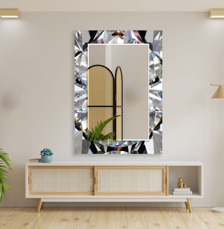 Diamond Wall Mirror Bathroom Wall Mirror
