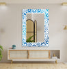 Mandala Round Tempered Glass Wall Mirror