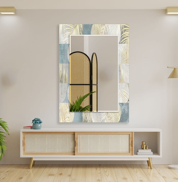 Abstract Boheme Design Wall Mirror Gold Mirror
