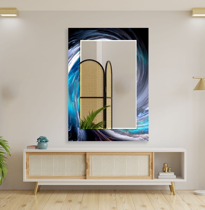 Sea Waves Wall Mirror