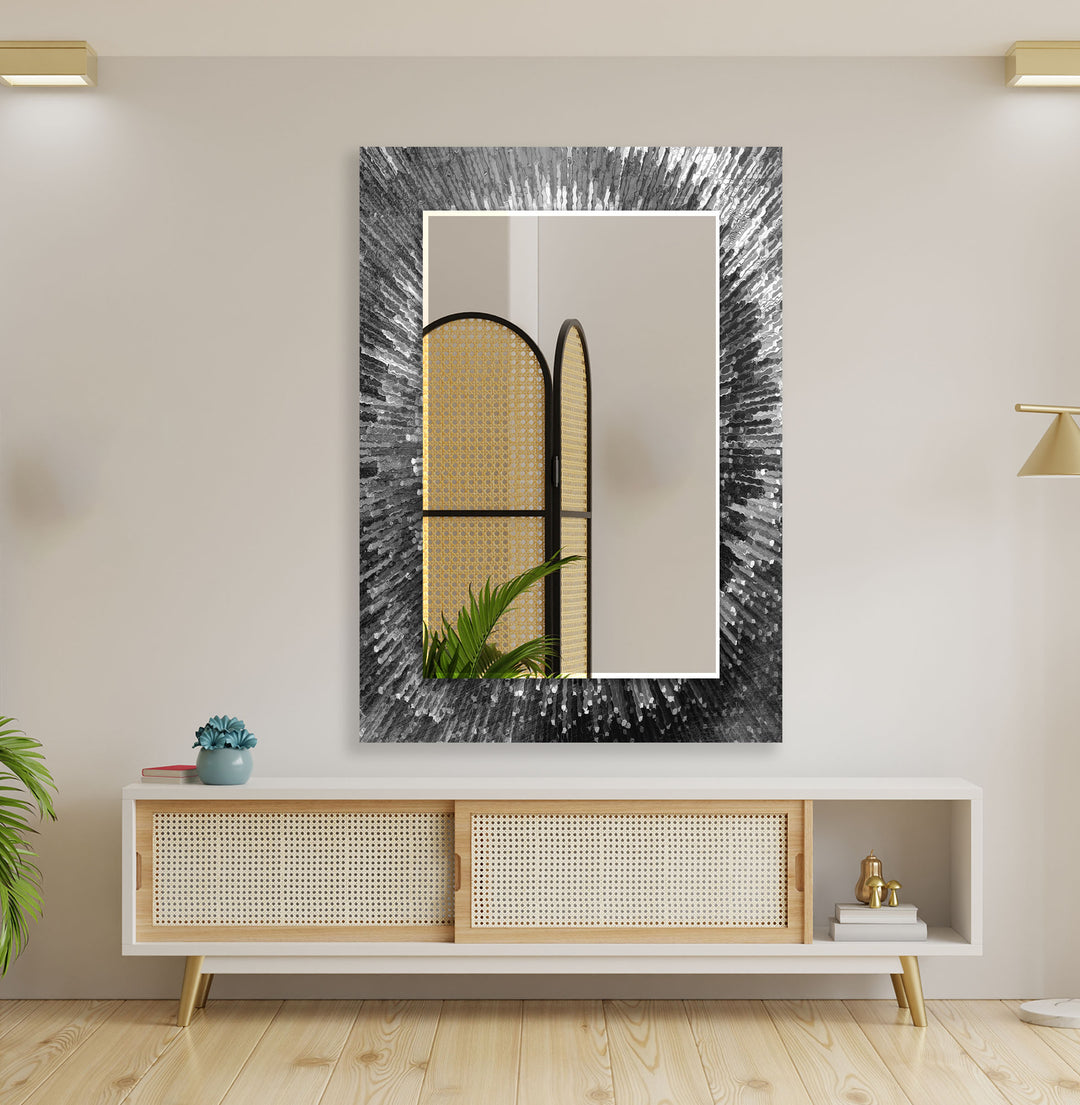 Black Splash Wall Mirrors Green Wall Mirror
