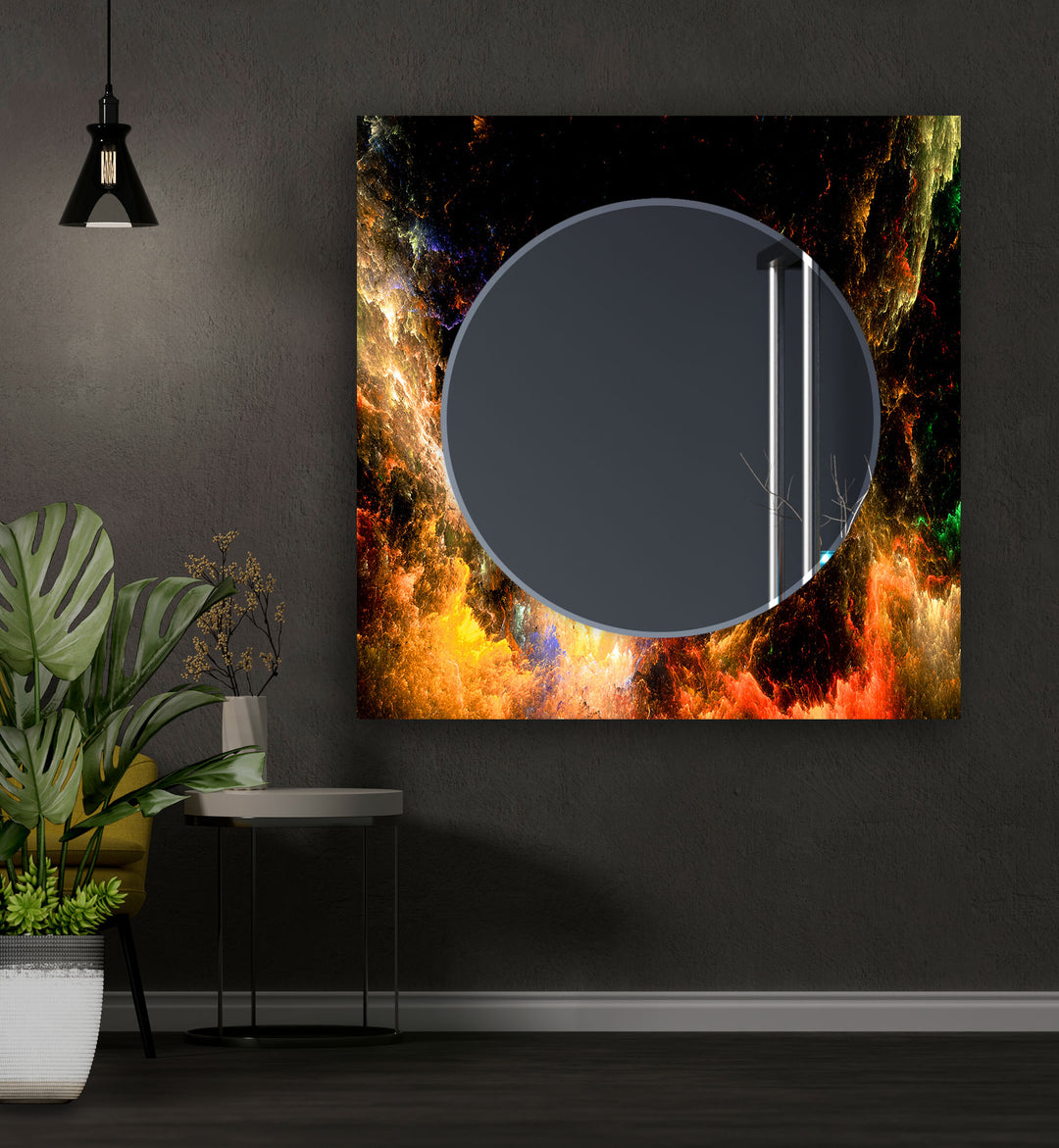 Space & Clouds Wall Mirror living room mirror
