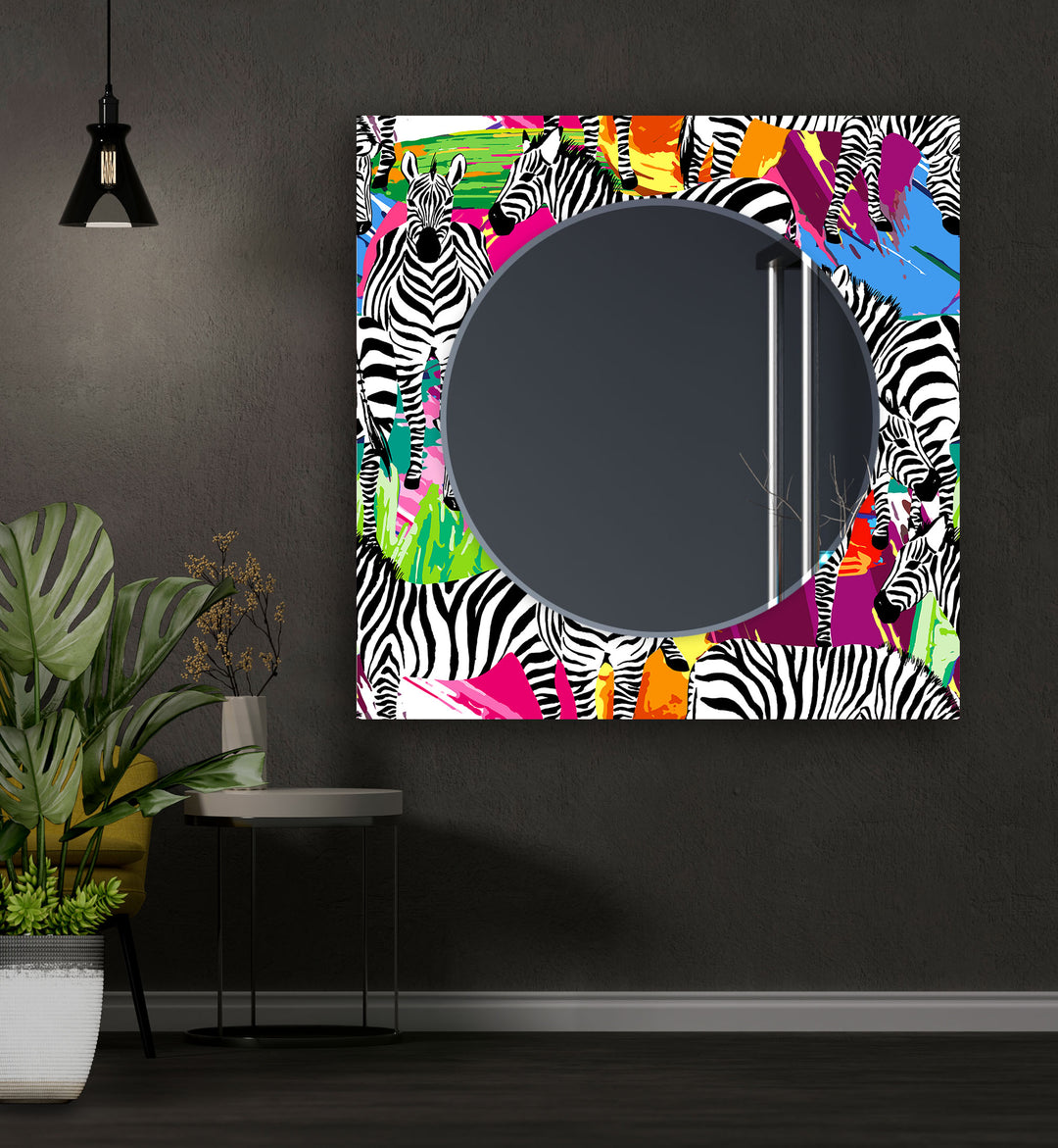 Zebra Wall Mirrors big mirror
