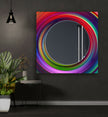 Colored Circles Wall Mirror