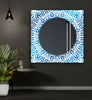 Mandala Round Tempered Glass Wall Mirror