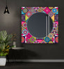 Mandala Tempered Glass Wall Mirror