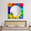 Stained Tempered Glass Wall Mirror