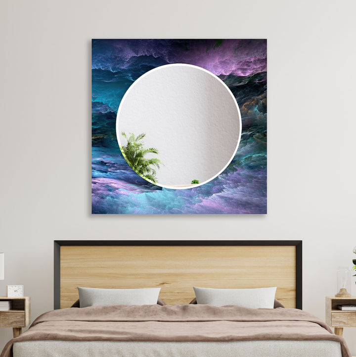 Blue & Purple Clouds Wall Mirror huge wall mirror
