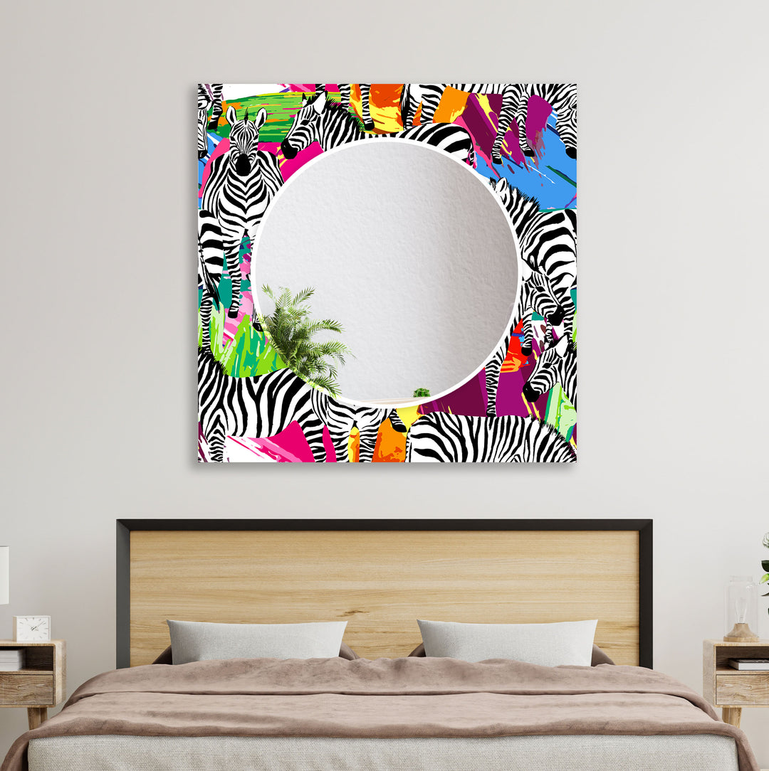 Zebra Wall Mirrors large living room mirror
