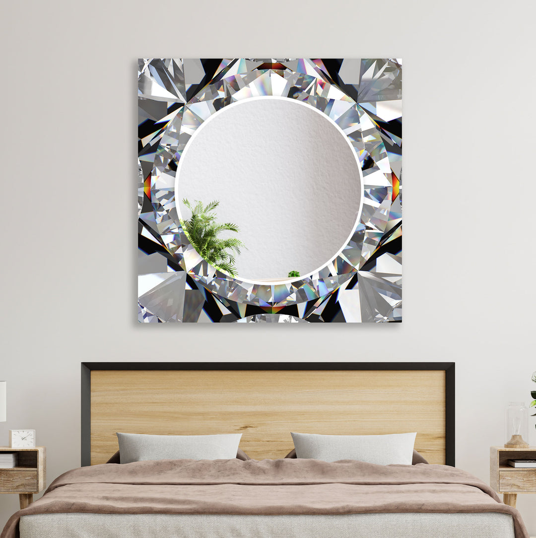 Shiny Diamond Wall Mirror