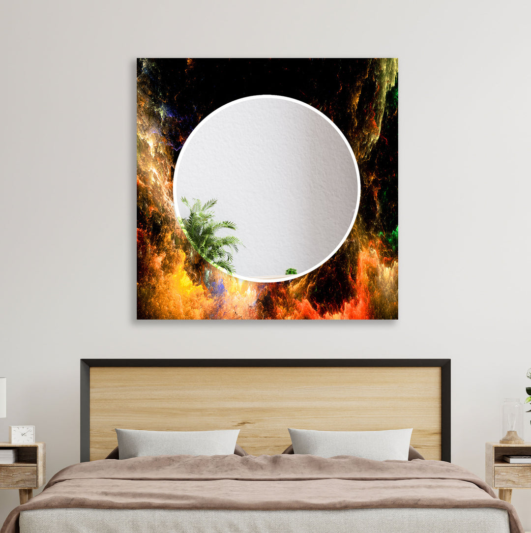 Space & Clouds Wall Mirror big mirror for living room
