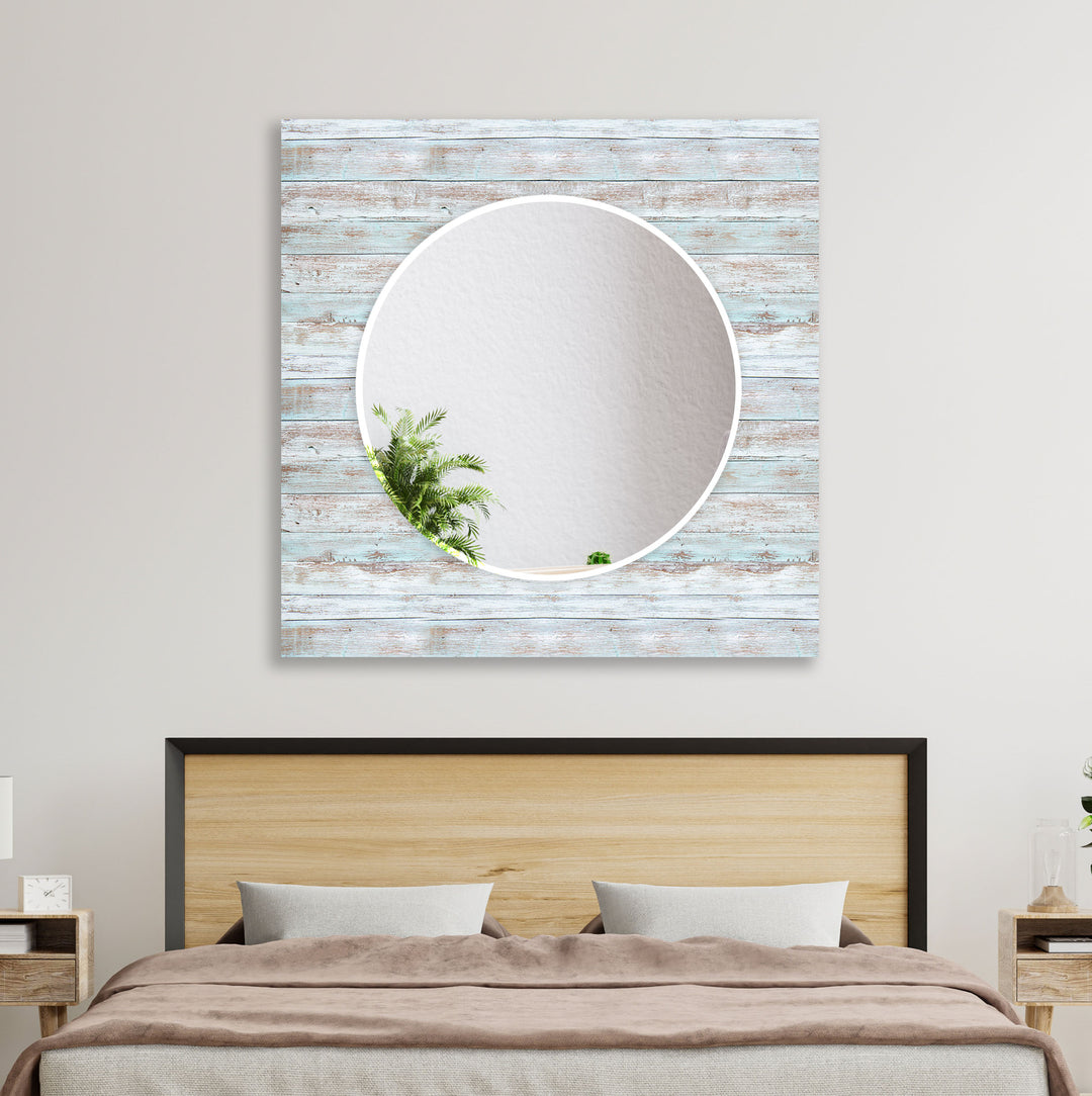 White Wood Design Wall Mirror Wood Mirror
