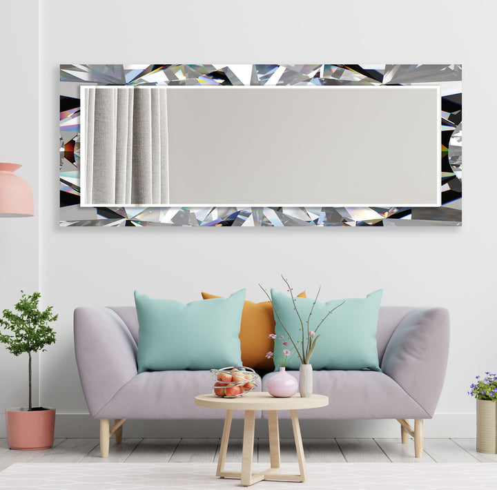 Shiny Diamond Wall Mirror Bathroom Wall Mirror
