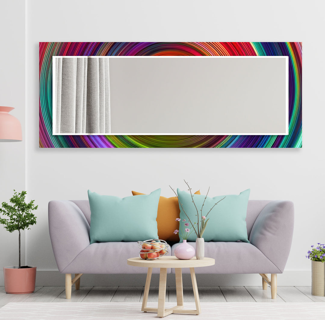 Colored Circles Wall Mirror