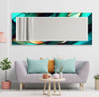 Stained Tempered Glass Wall Mirror