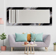 Black Gray Marble Wall Mirror