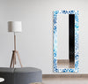 Mandala Round Tempered Glass Wall Mirror