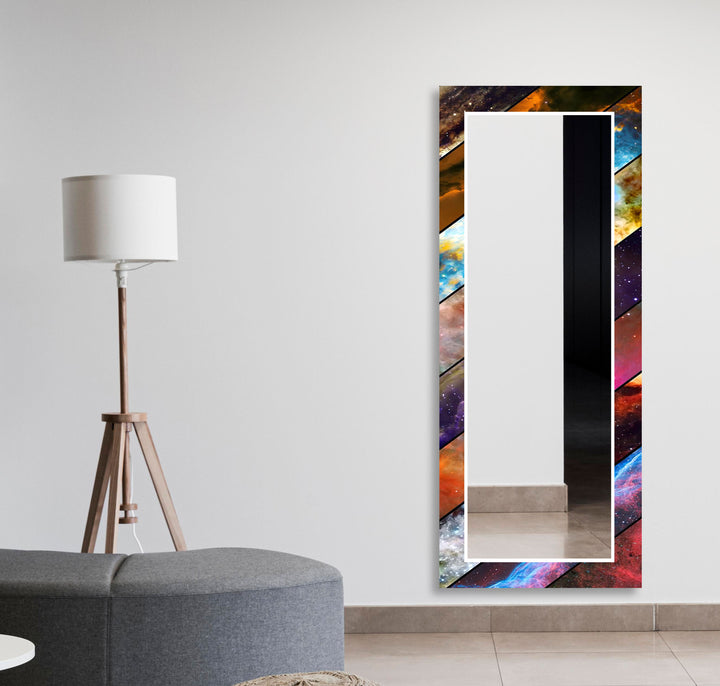 Colored Space Wall Mirrors Modern Wall Mirror
