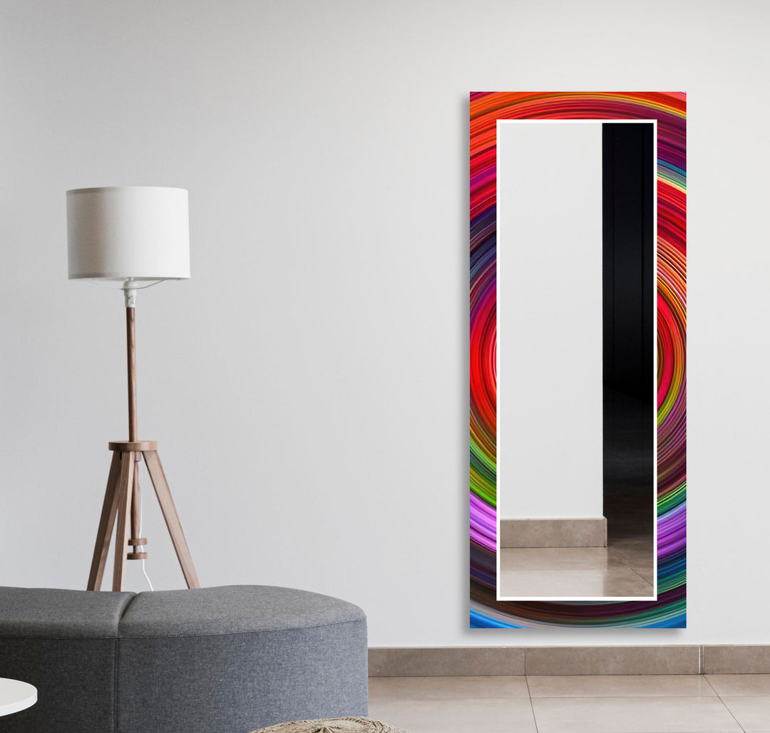 Colored Circles Wall Mirror