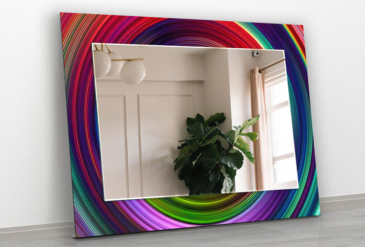 Colored Circles Wall Mirror